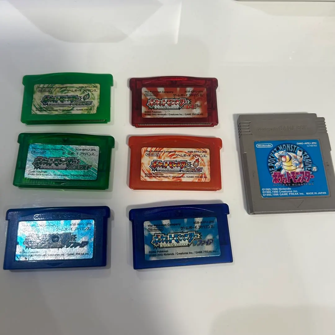 ゲームボーイアドバンス ポケモン 6点セットおまけ付き