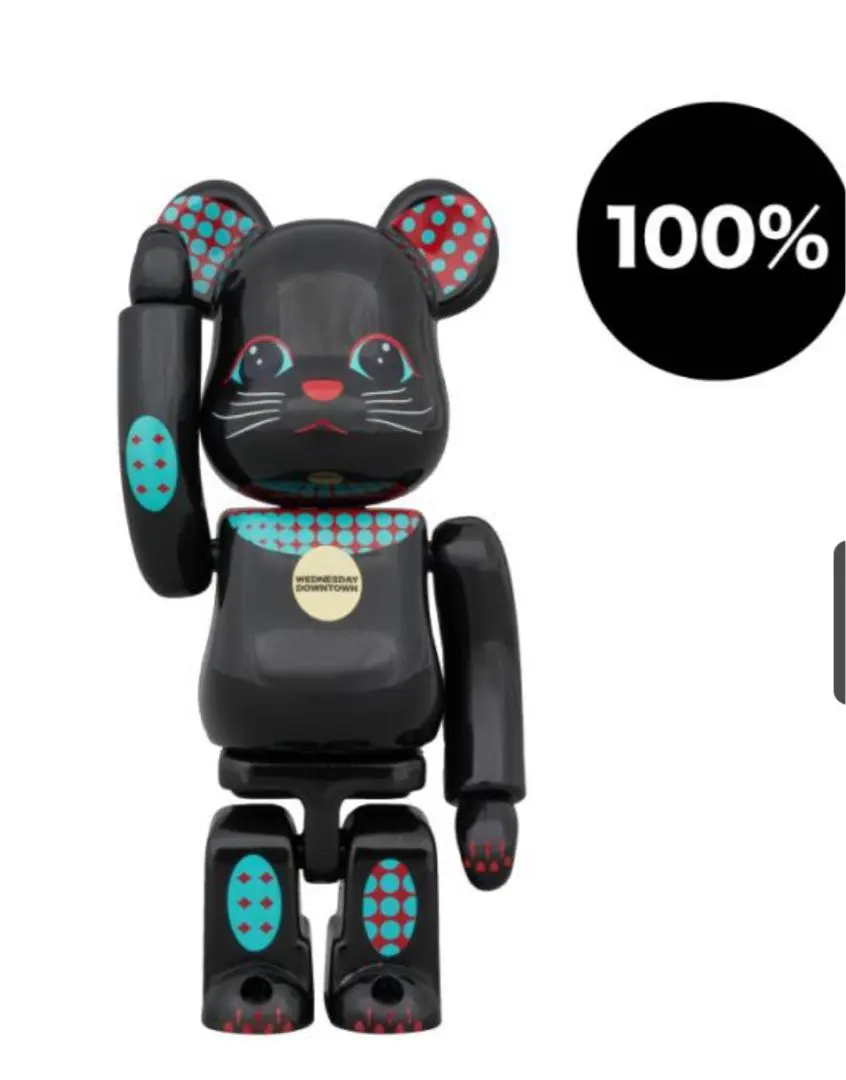 限定品‼️100% Bearbrick 猫デザイン /水曜日ダウンタウン