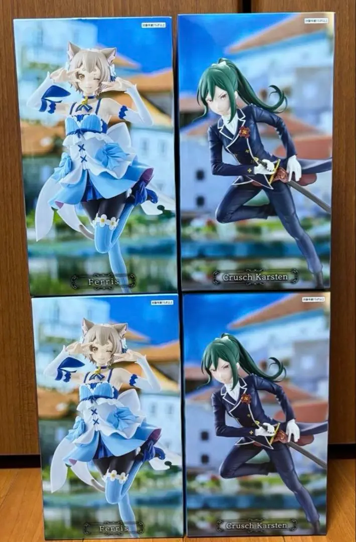 Re:ゼロから始める異世界生活GiGO限定フィギュア　クルシュ陣営2種4体セット