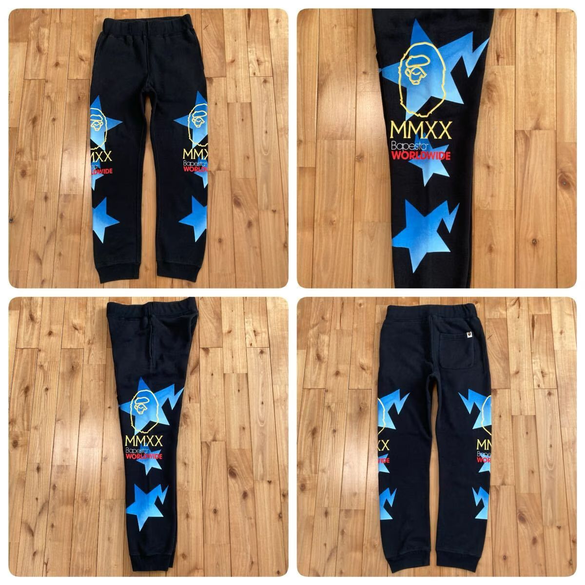 BAPE STA LOGO スウェットパンツ Sサイズ a bathing ape star sweat pants BAPESTA エイプ ベイプ アベイシングエイプ y6157