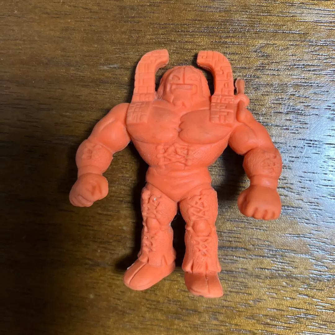 キン消し　ザ・マンリキ　赤系　当時物　キン肉マン消しゴム　キンケシ