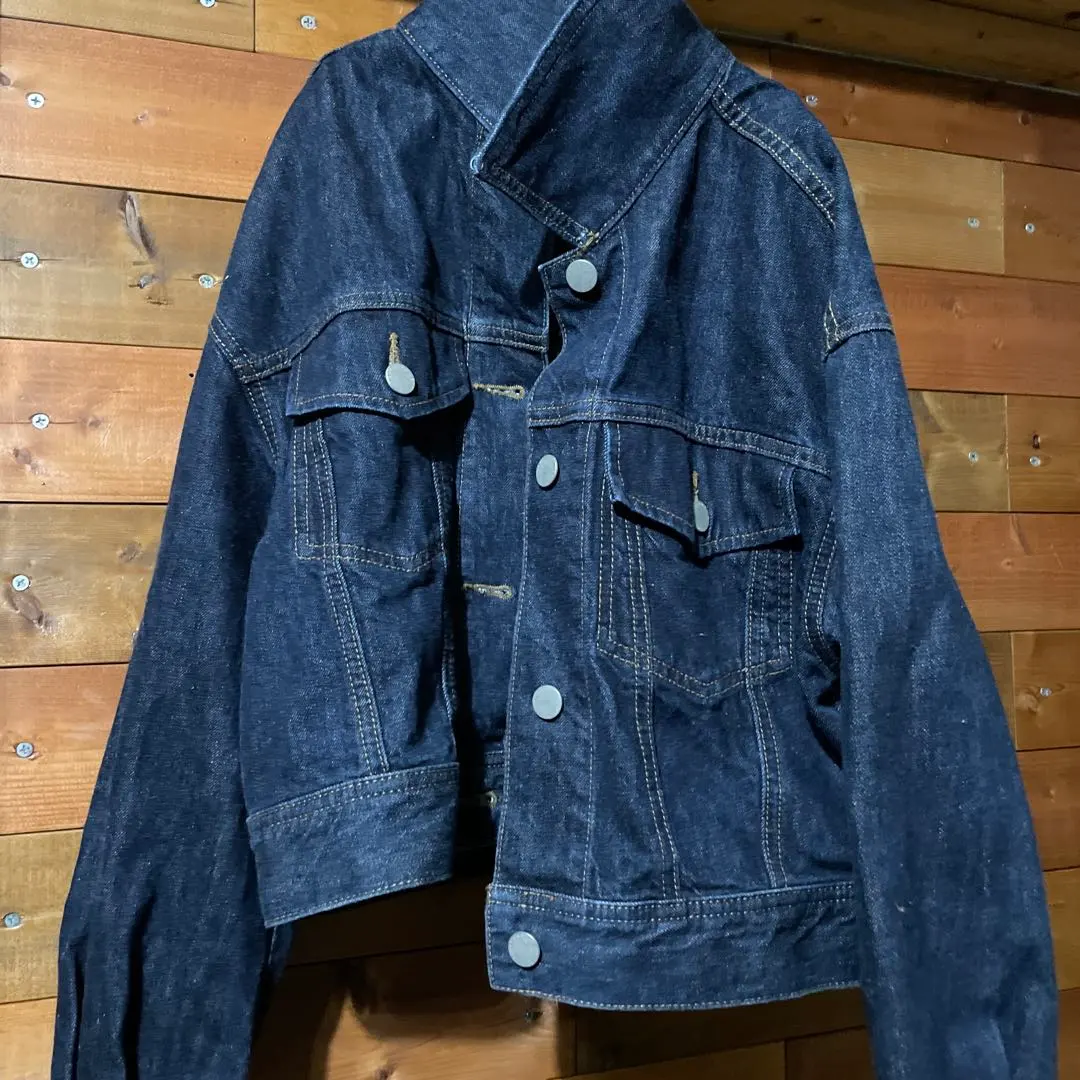GU デニムボリュームスリーブジャケット(長袖) Sサイズ