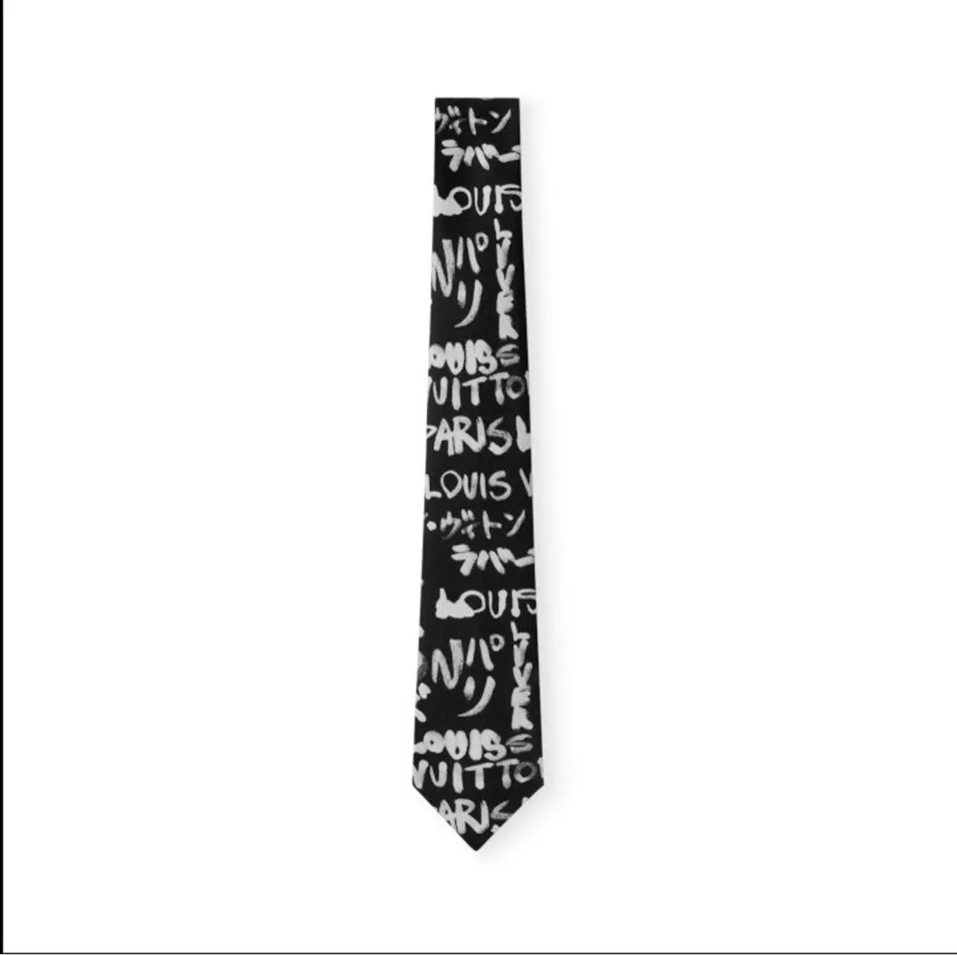 最終値下げ！送料込*NIGO*LV スクリブル 手書きグラフィティネクタイ