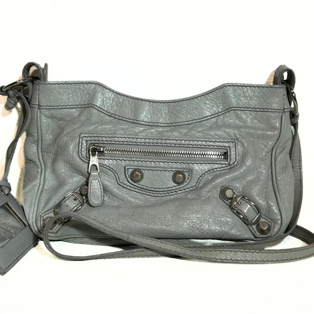 BALENCIAGA 　ジャイアントヒップ　ショルダー　237203　グレー