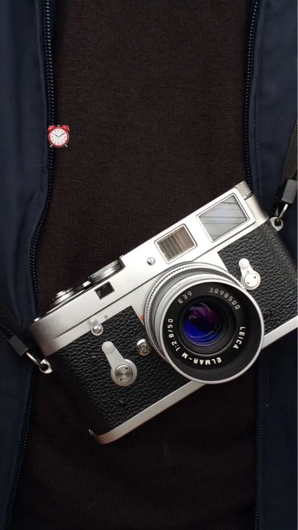 Leica M2 + Elmar-M 50mm F2.8 完動品 フード付
