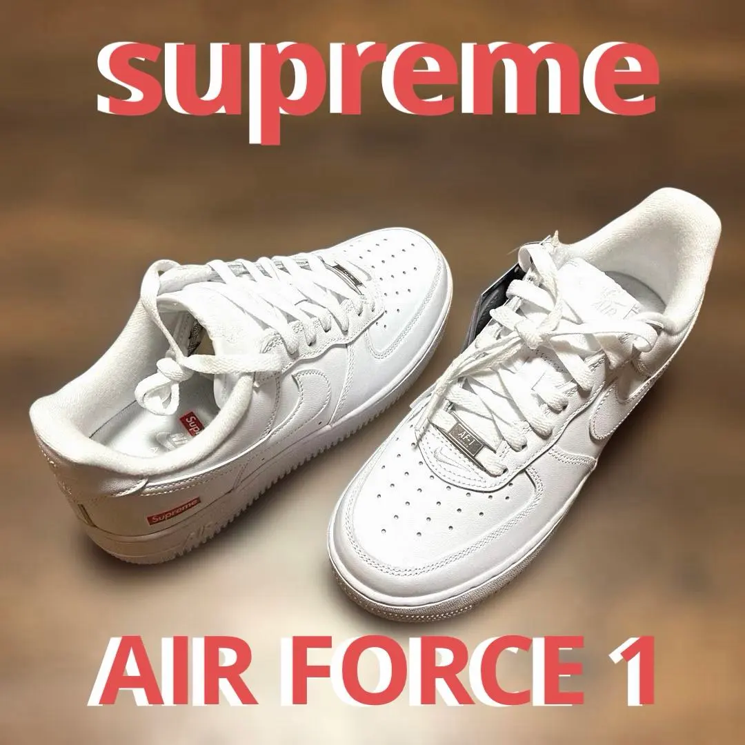 Supreme × Nike Air Force 1 Low "White"