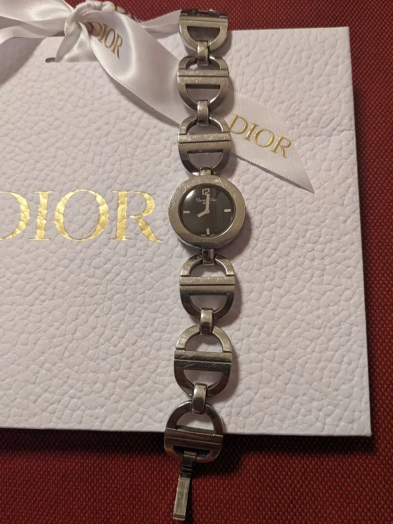 Christian Dior Dロゴ ブレスレットウォッチ