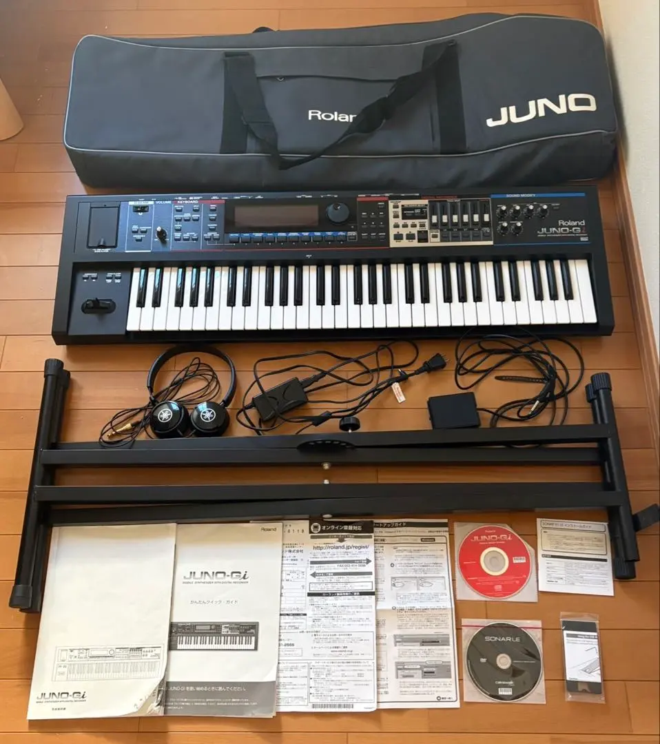 Roland シンセサイザー 61鍵盤 JUNO-Gi 付属品付き　たのメル便