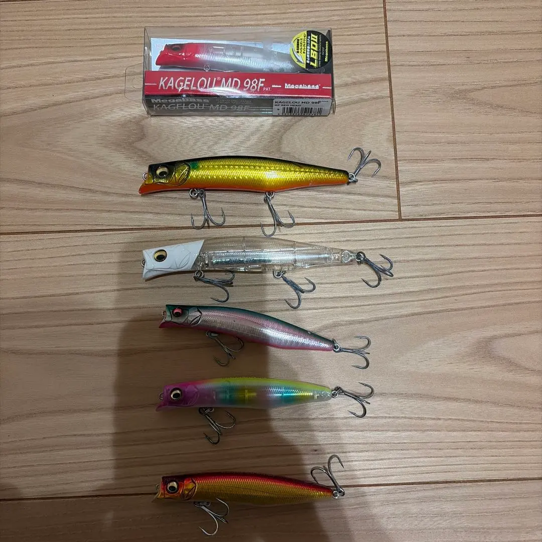 メガバス　カゲロウ各種　新品1個、中古5個