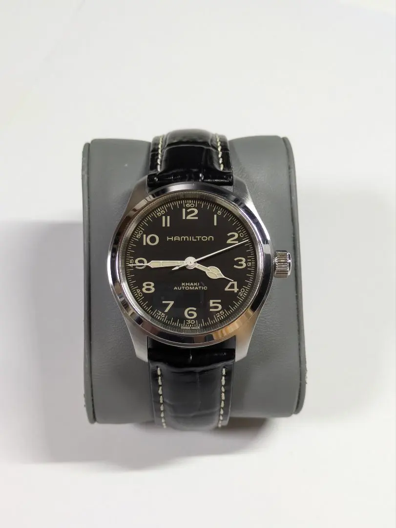 ハミルトン マーフ 38mm 純正ベルト未使用 H70405730 付属品完備