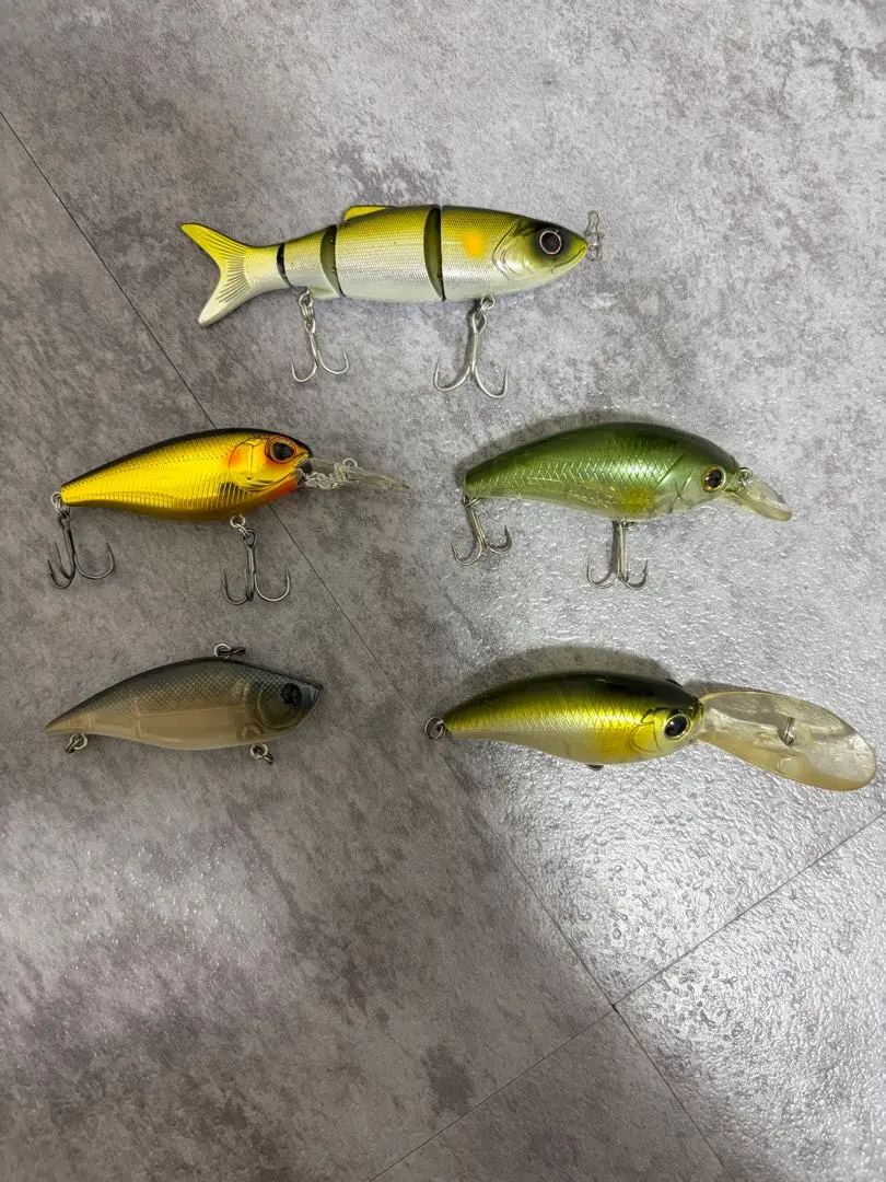 バス釣り ルアーセット 5点 まとめ売り