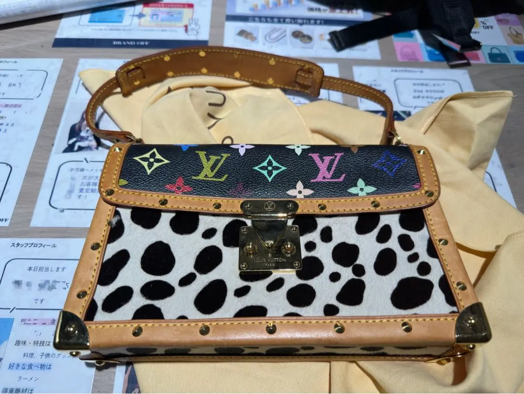 Louis Vuitton ダルメシアン柄 ショルダーバッグ