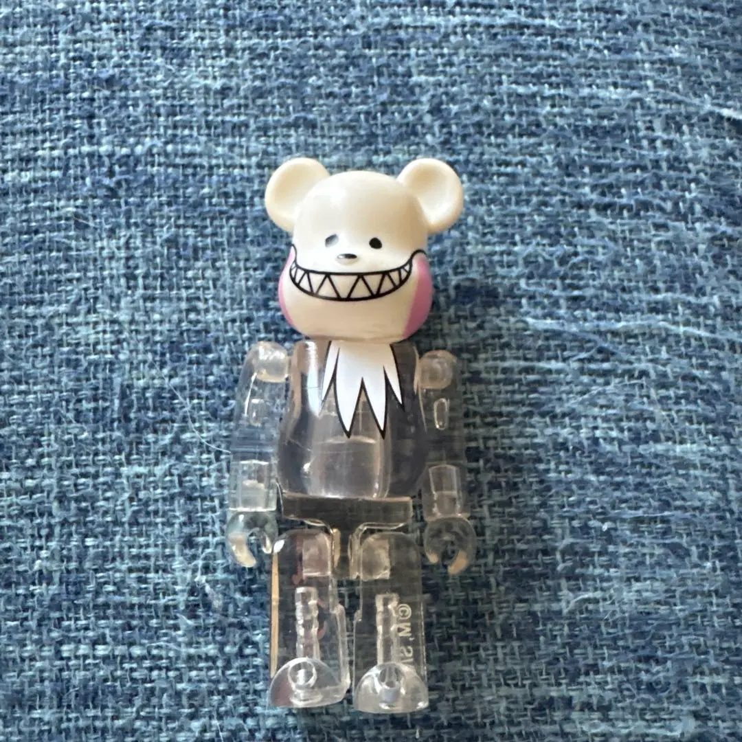 BE@RBRICK15 HORROR コエムシ 100% クリア ベアブリック