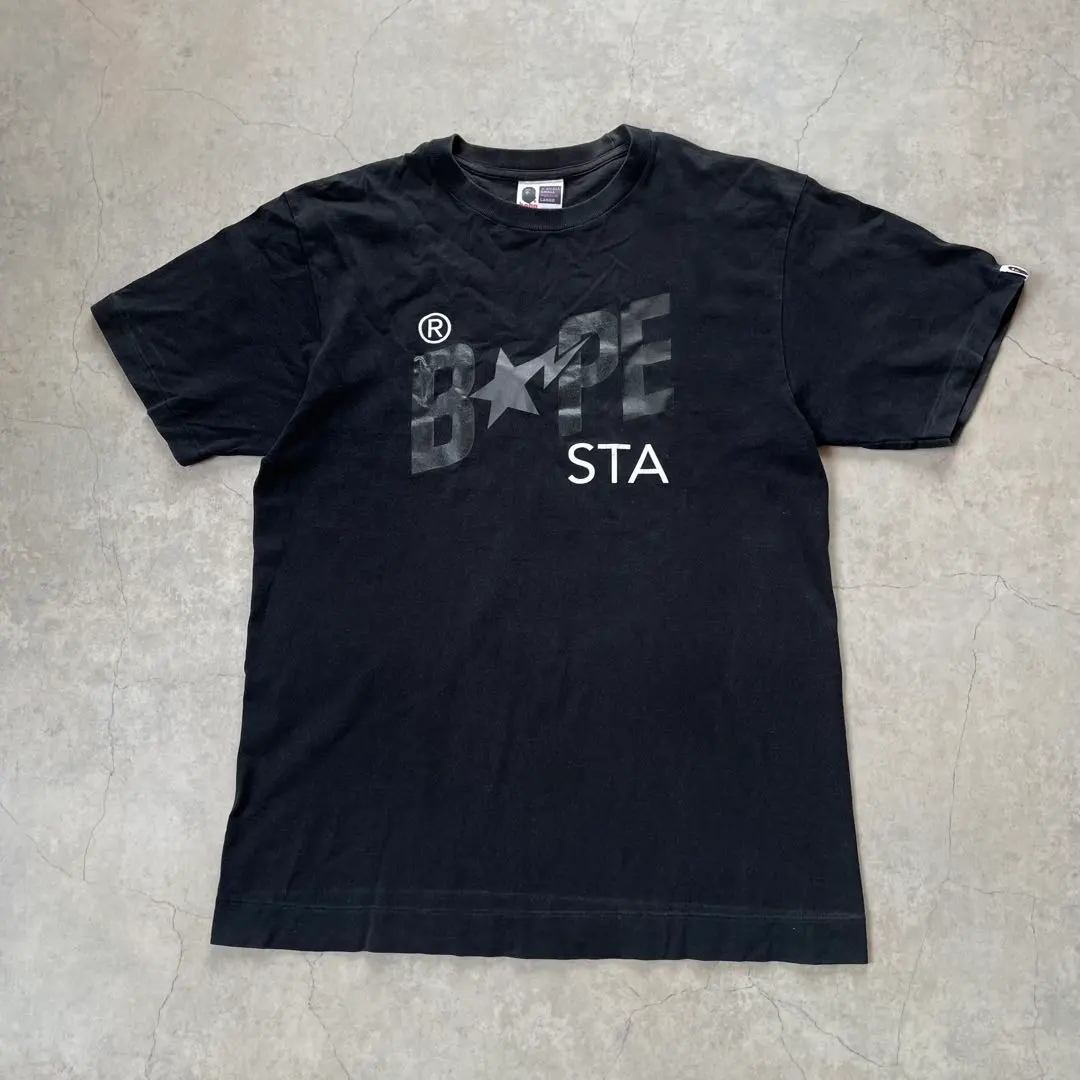 A BATIHNG APE Tシャツ BAPESTA 黒