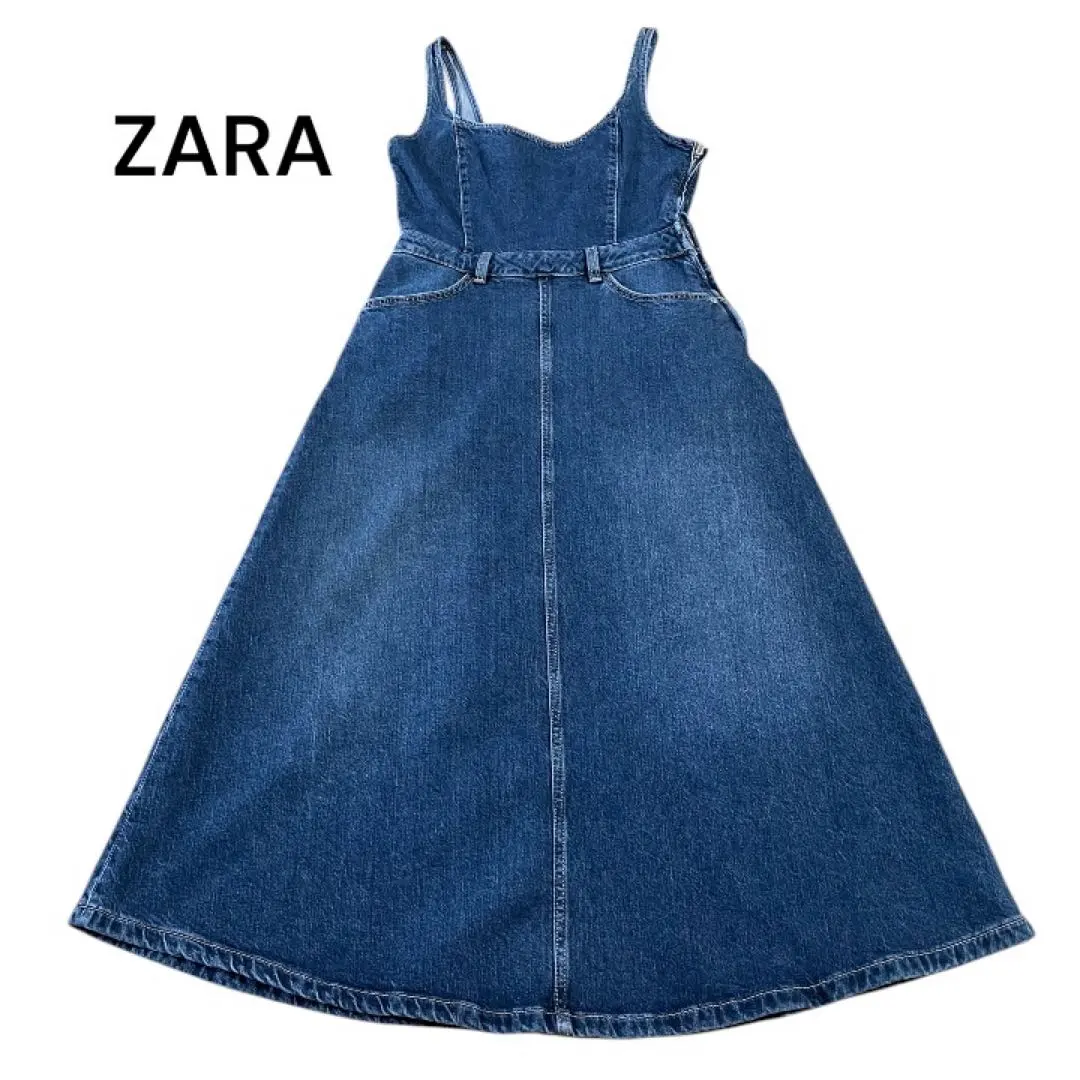 ZARA デニムワンピース Sサイズ 着回し シンプル