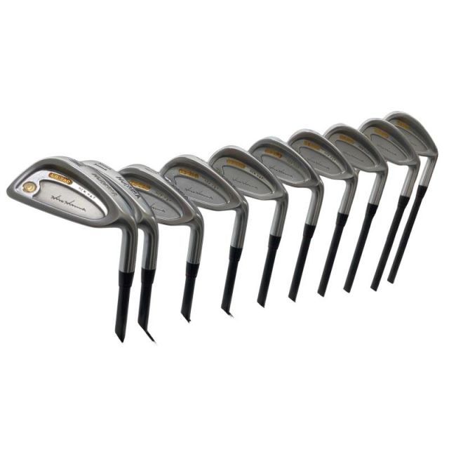 【中古】 本間ゴルフ LB-280 NEW H＆F GNiメタル仕様 10S アイアンセット IR 4S NEW FEATHER WEIGHT TITANIUM (フレックスその他) メンズ 男性用 右利き 右用 Dランク ゴルフクラブ