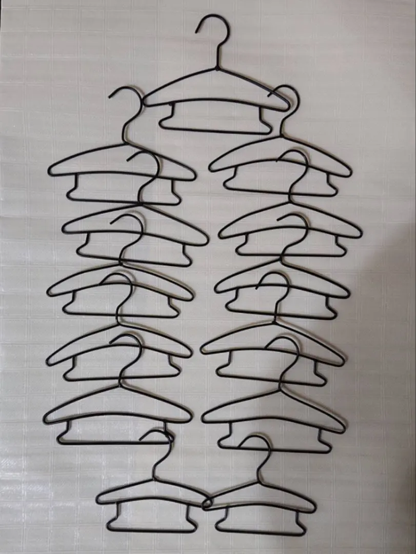 【完全処分☆】ボークス 初期ドレス 付属 スチール 衣装 ハンガー 13本