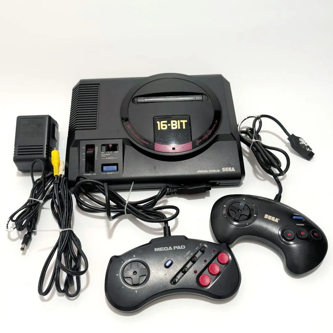 【レア】SEGA メガドライブ本体＆メガパッドセット 16BIT　レトロ　ゲーム
