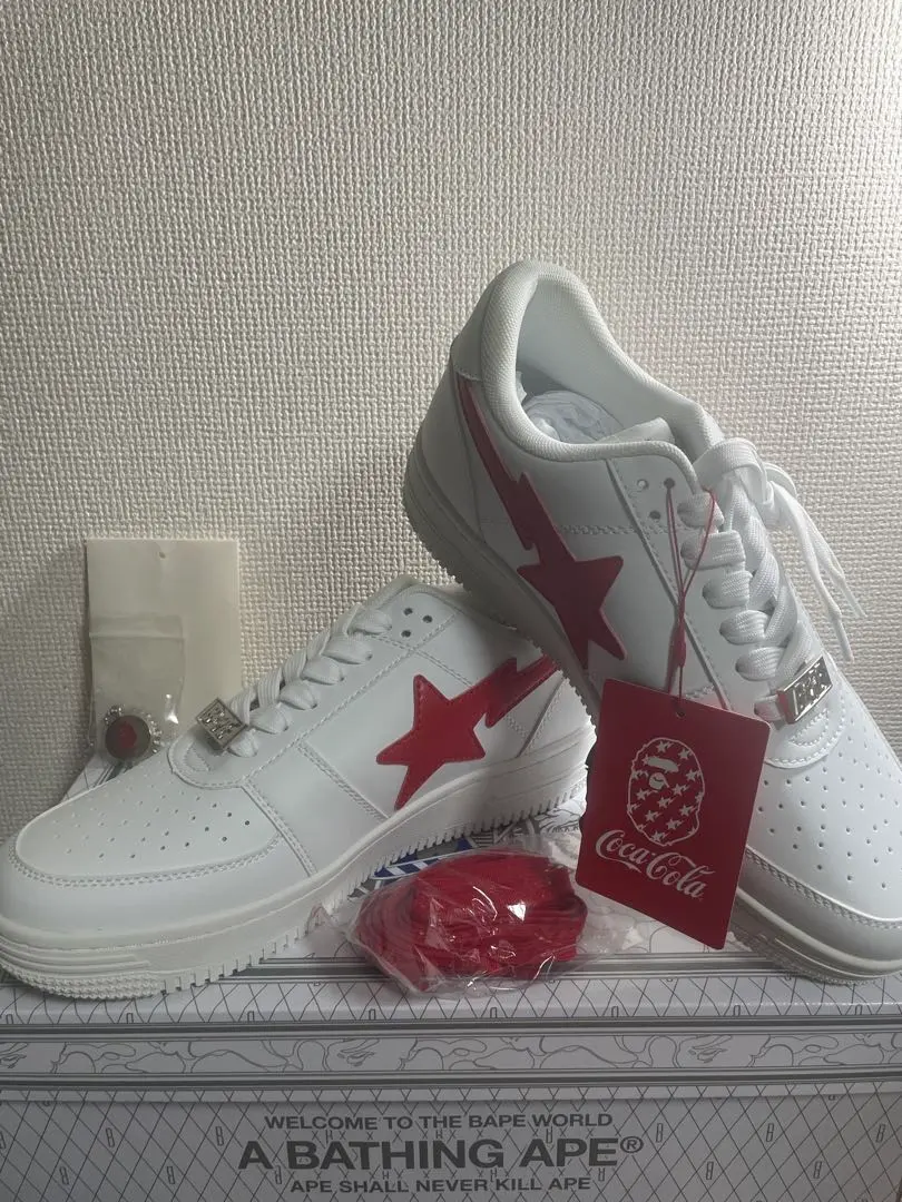 A BATHING APE BAPESTA COCACOLAコラボ