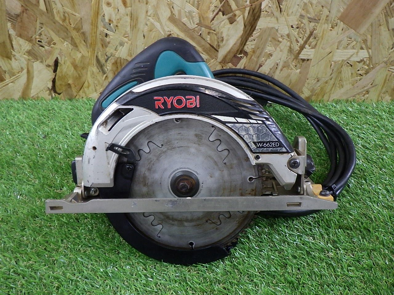 リョービ W-662ED 電子丸ノコ 電動工具 大工道具 RYOBI 切断機 木工用 動作確認済 中古品