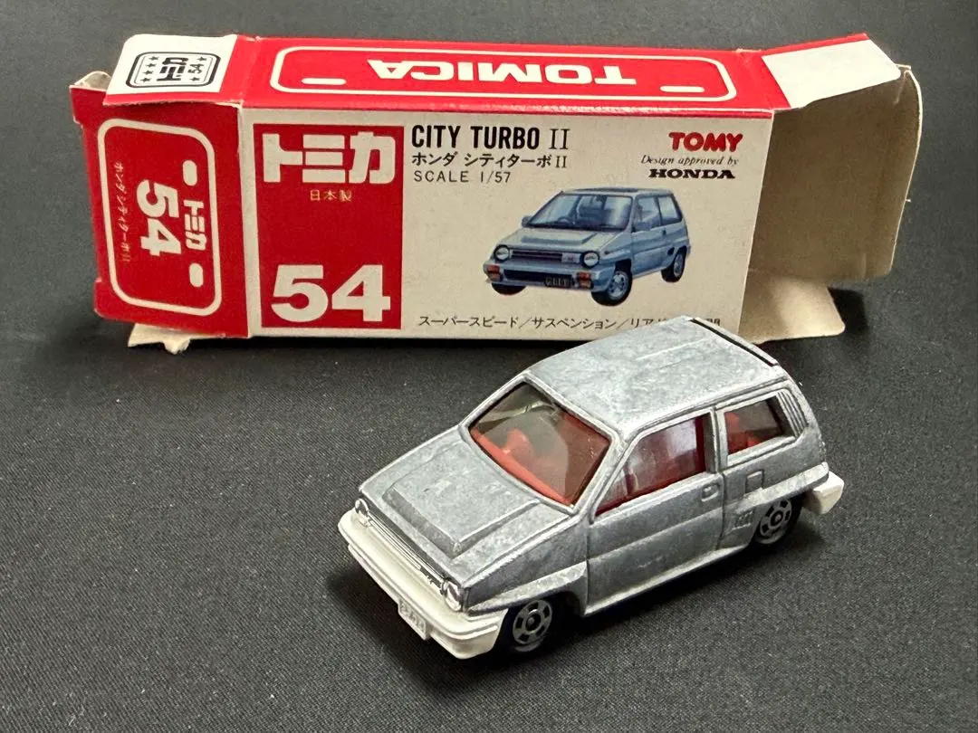 トミカ赤箱54ホンダシティターボⅱ(日本製)