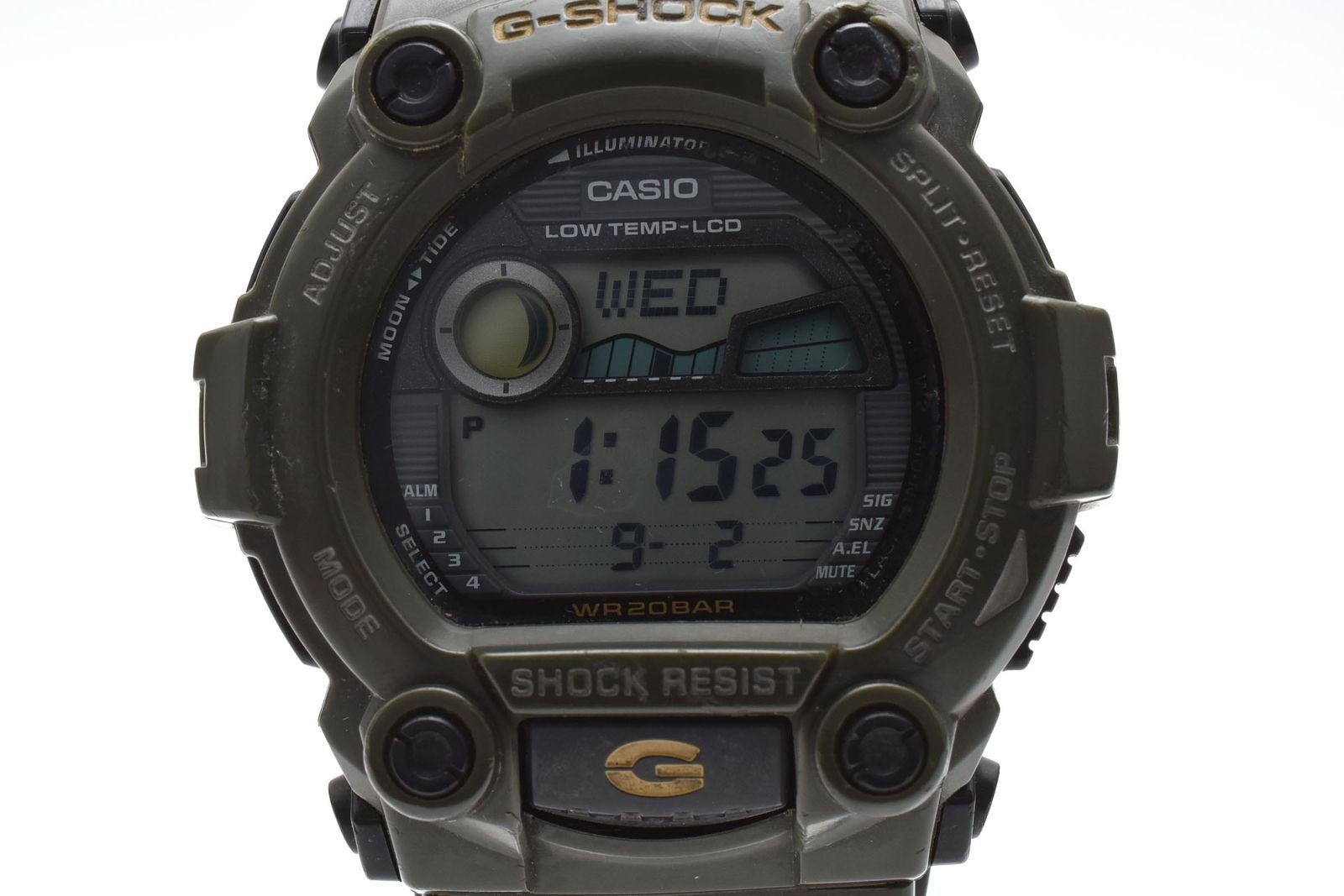 CASIO カシオ G-SHOCK ジーショック G-7900 00s Y2K vintage メンズ クォーツ デジタル 腕時計 ブラック ステンレス 樹脂 レジンストラップ 48mm 2000年代