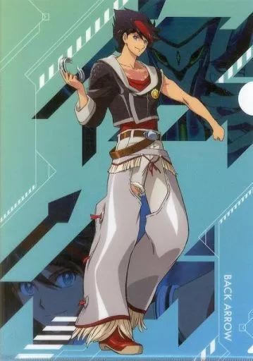 【中古】クリアファイル バック・アロウ オリジナルA4クリアファイル 「バック・アロウ×ローソン」 対象商品購入特典