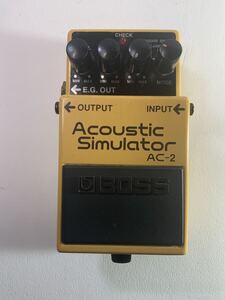 Used BOSS Guitar Pedals Japan BOSS AC-2 made in Taiwan 1997