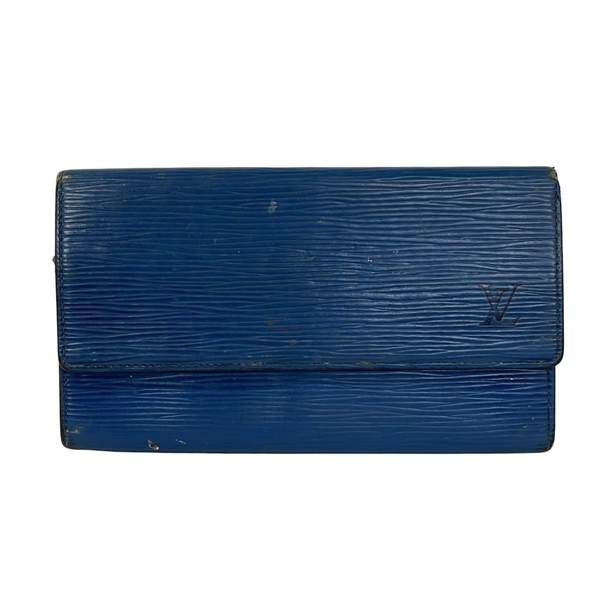 LOUIS VUITTON(ルイヴィトン) 札入れ エピ ポルト円3カルトクレディ M63535 トレドブルー レザー