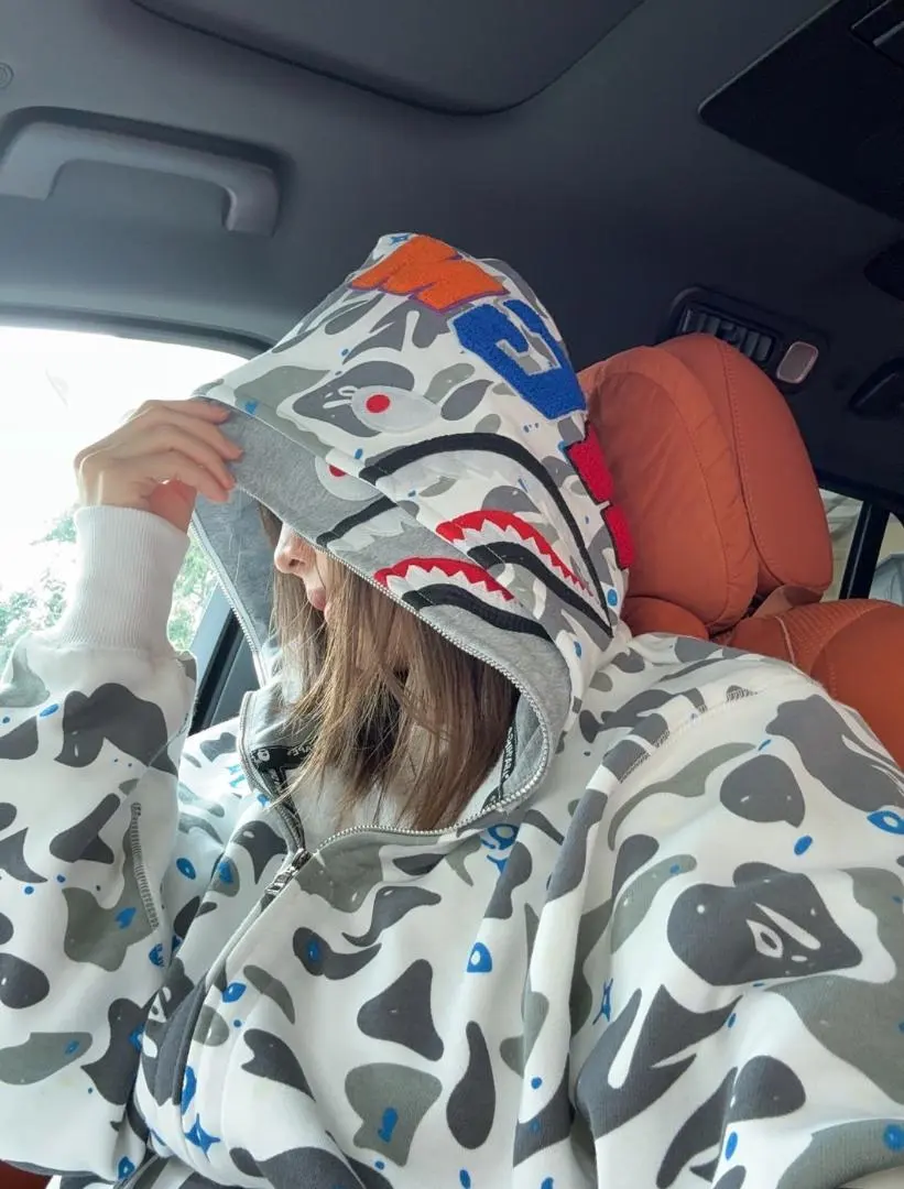 A BATHING APE Shark Tiger Hoodie
