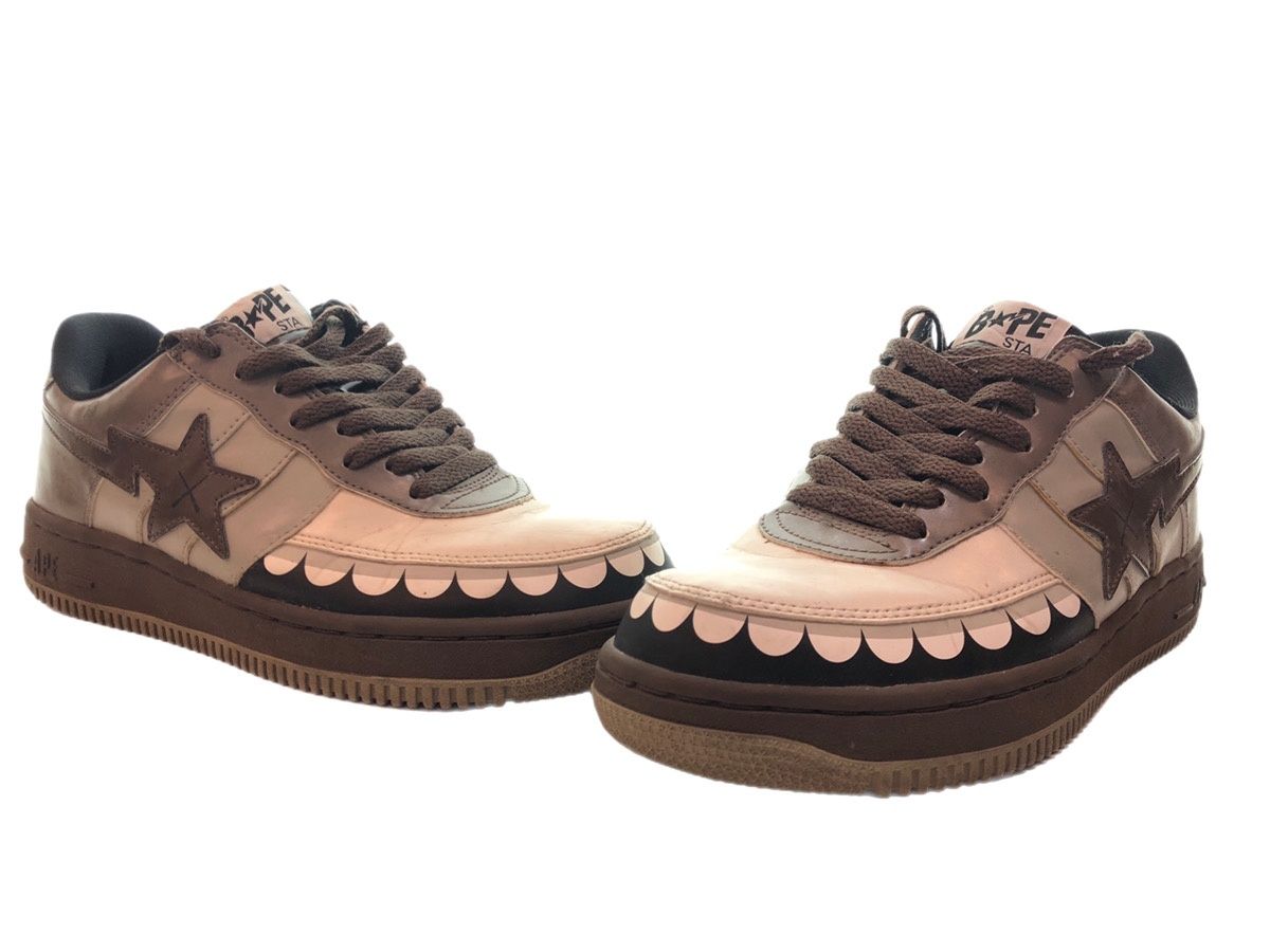 ア ベイシング エイプ A BATHING APE BAPESTA ベイプスタ kaws カウズ コラボ 茶 FS-029 メンズ靴 スニーカー ブラウン 27.5cm 104-shoes62