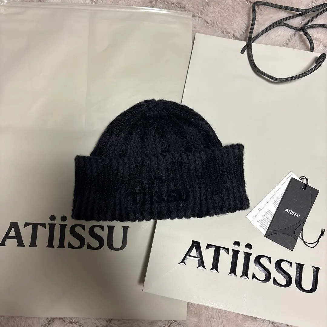 ATIiSSU ダークネイビー ニット帽