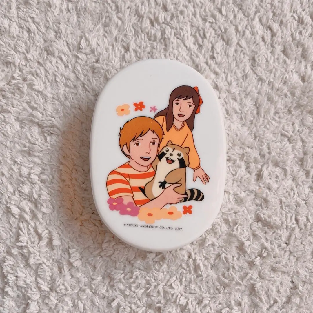 【超希少/当時物】あらいぐまラスカル お弁当箱 昭和レトロ ほぼ未使用 レトロ