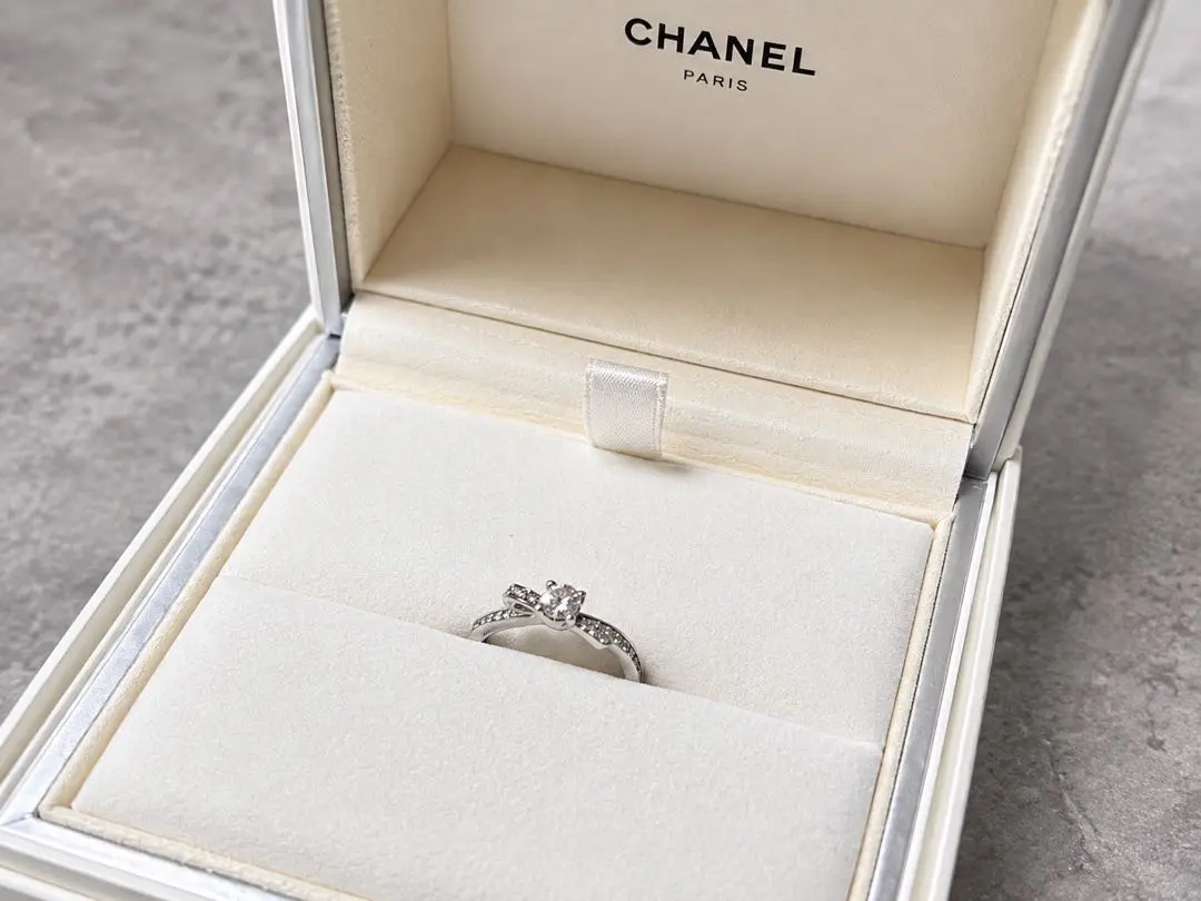 CHANEL ダイヤ リング リュバン ドゥ シャネル0.30ct Pt950