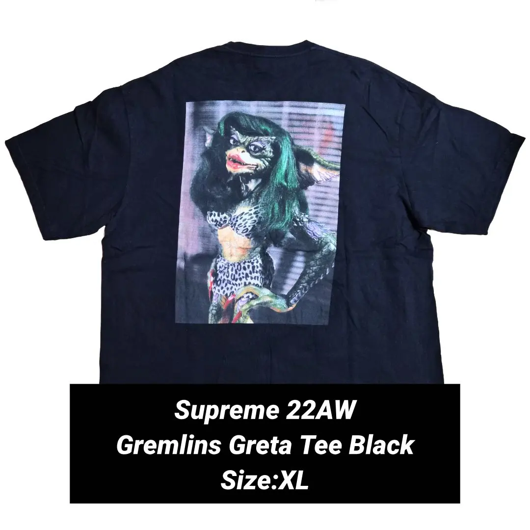 Supreme 22AW Gremlins Greta Tee Black XL