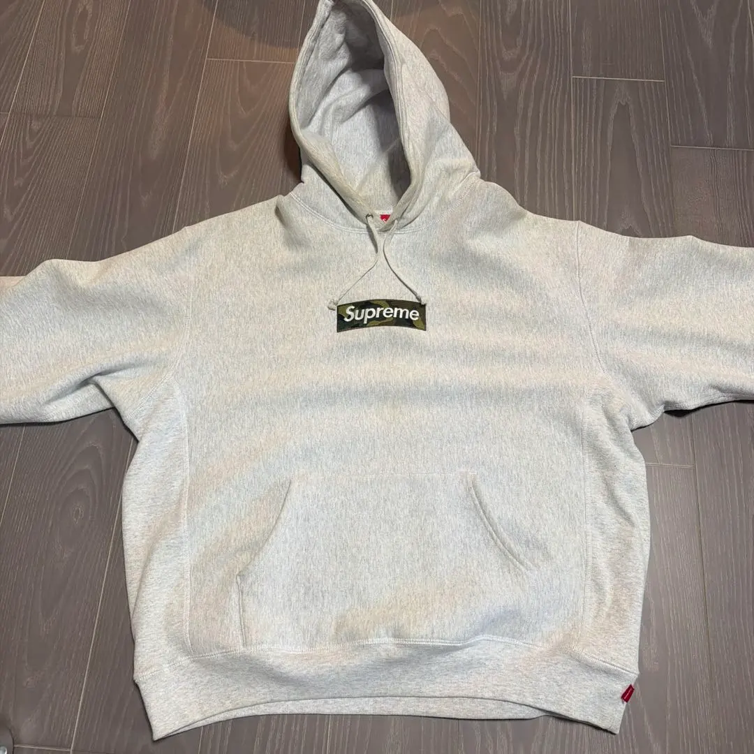supremeBoxlogo フーディー　パーカー　迷彩