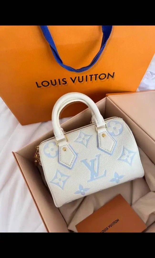 Louis Vuitton ミニバッグ ホワイト/ブルー