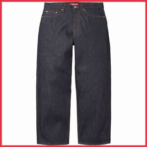 Japanese Raw Selvedge Denim 32 Supreme Baggy Selvedge Jean 26SS