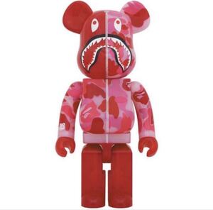 BE@RBRICK  berbrick bclear camo shark 1000 pink bape 