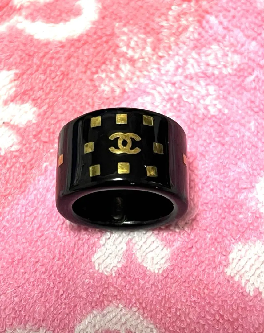 ★CHANEL★シャネル ココマークロゴ入りリング