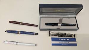Sailor Fountain Pens 1084 4 SAILOR PARKER WATERMAN IRIDIUM