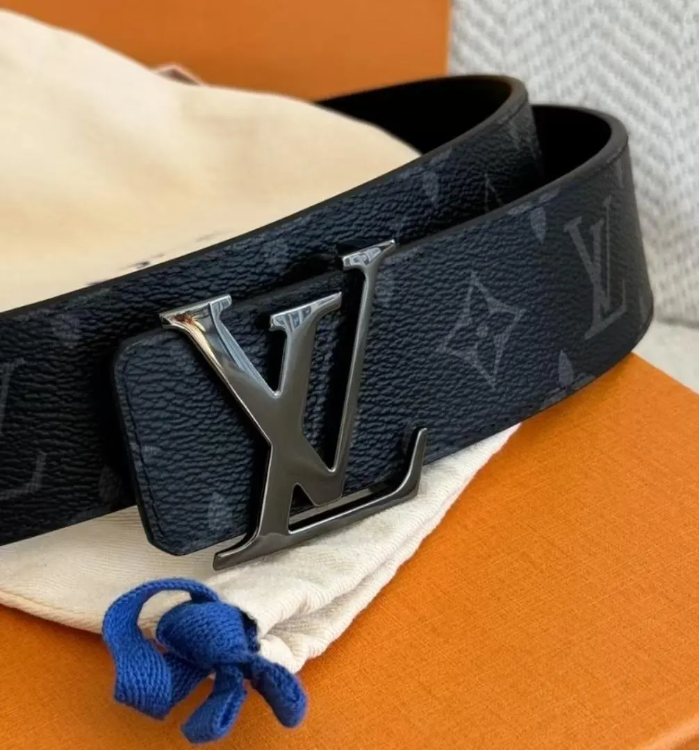 ルイ・ヴィトン LV モノグラムエクリプス イニシャルベルト 美品