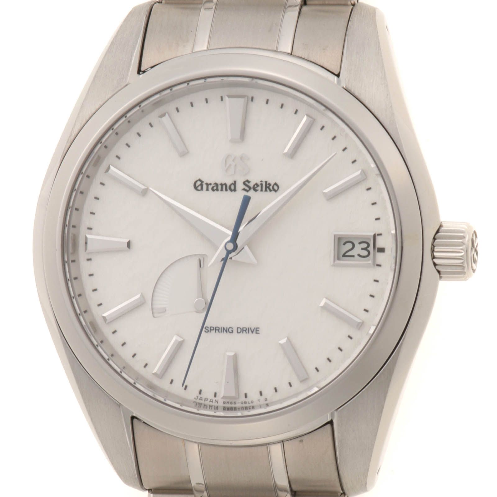 GRAND SEIKO グランドセイコー ヘリテージコレクション SBGA211 チタン シルバー メンズ 自動巻スプリングドライブ【中古】432【2148104188052】