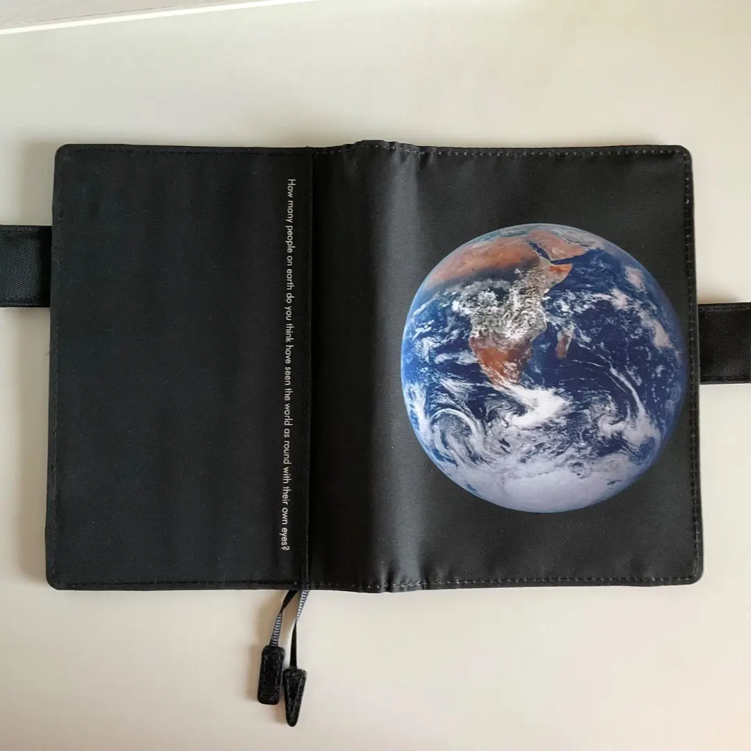 ほぼ日手帳カバー オリジナル 地球 blue marble