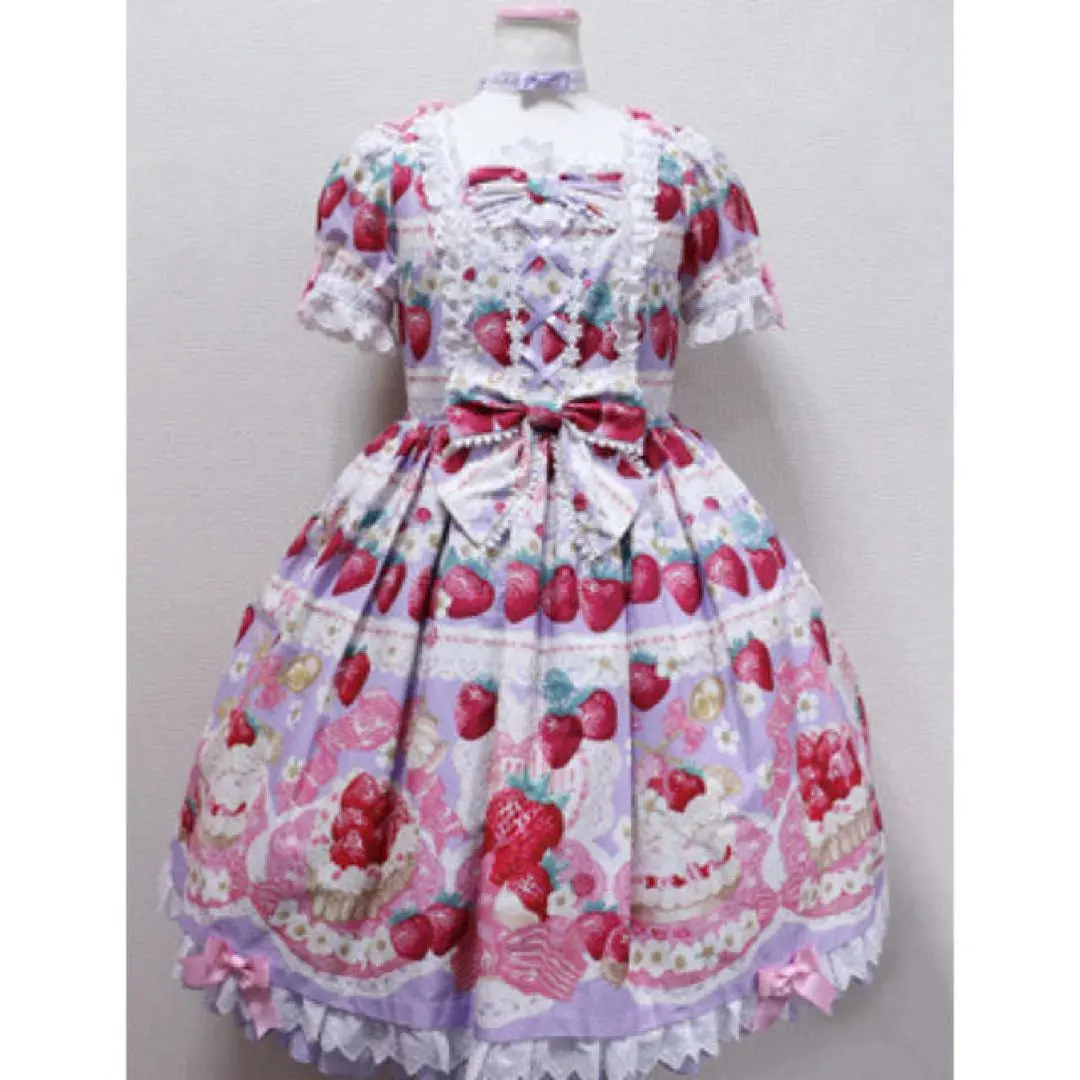 【新品未着用】Angelic Pretty Strawberry Whipワンピ