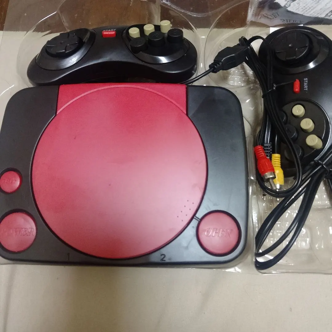 レトロゲーム機 本体 コントローラー2個付き