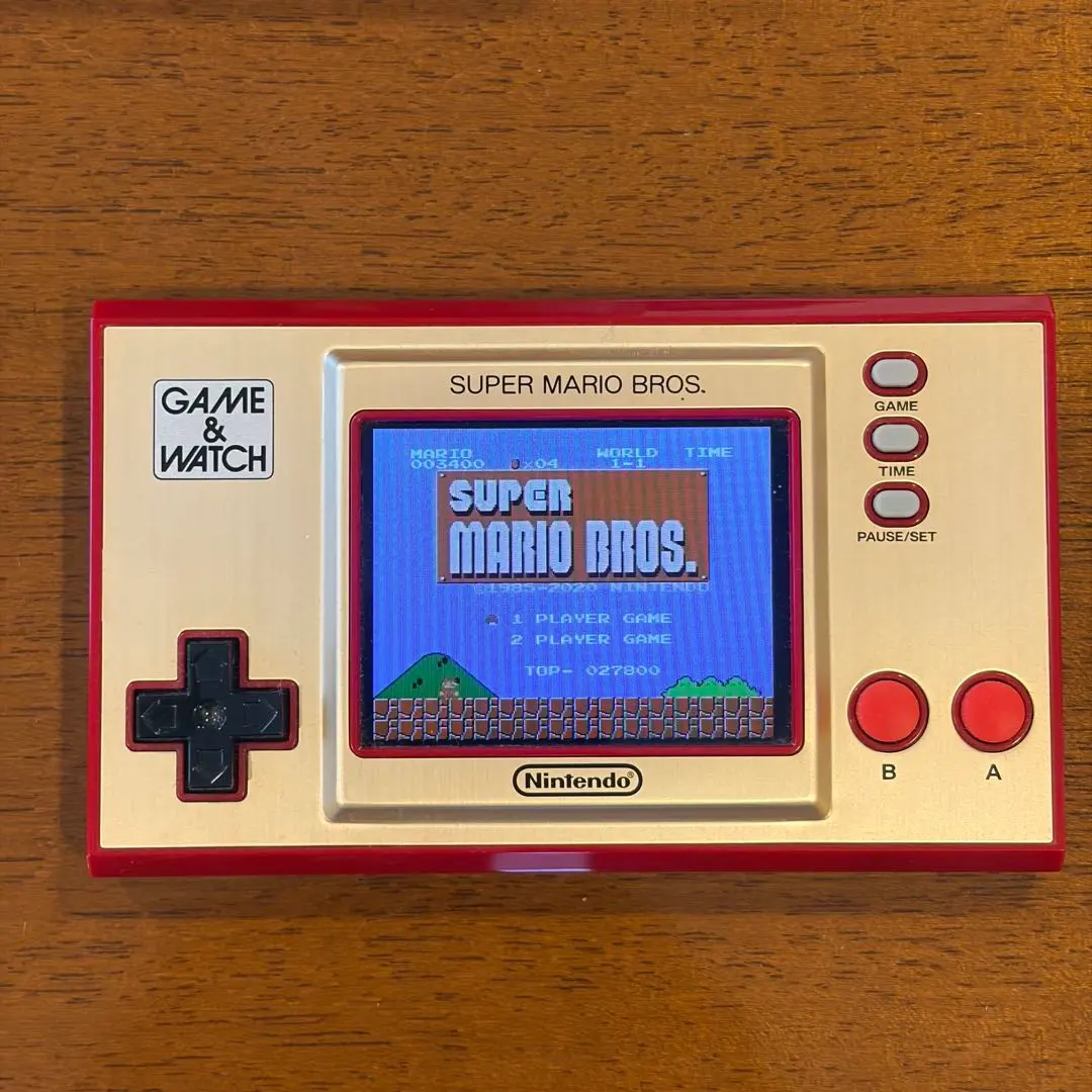 任天堂GAME & WATCH SUPER MARIO BROS　ゲームウォッチ