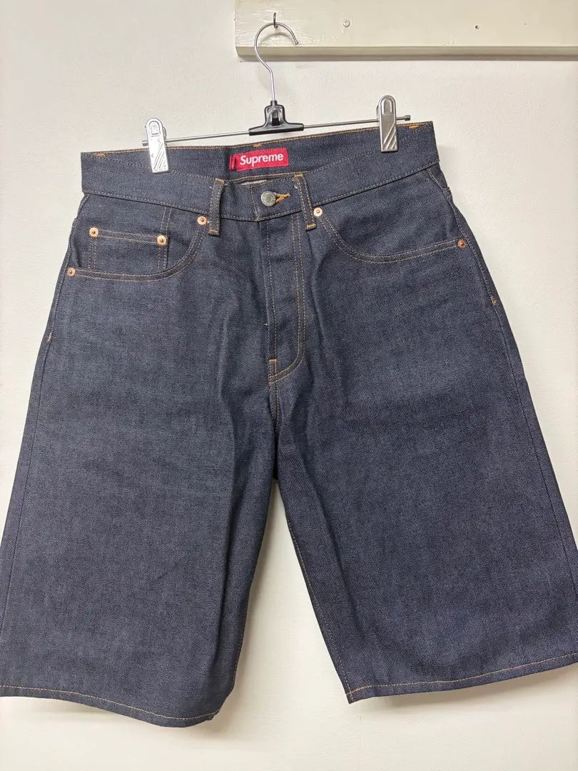 Supreme Rigid Baggy Selvedge Denim Short
