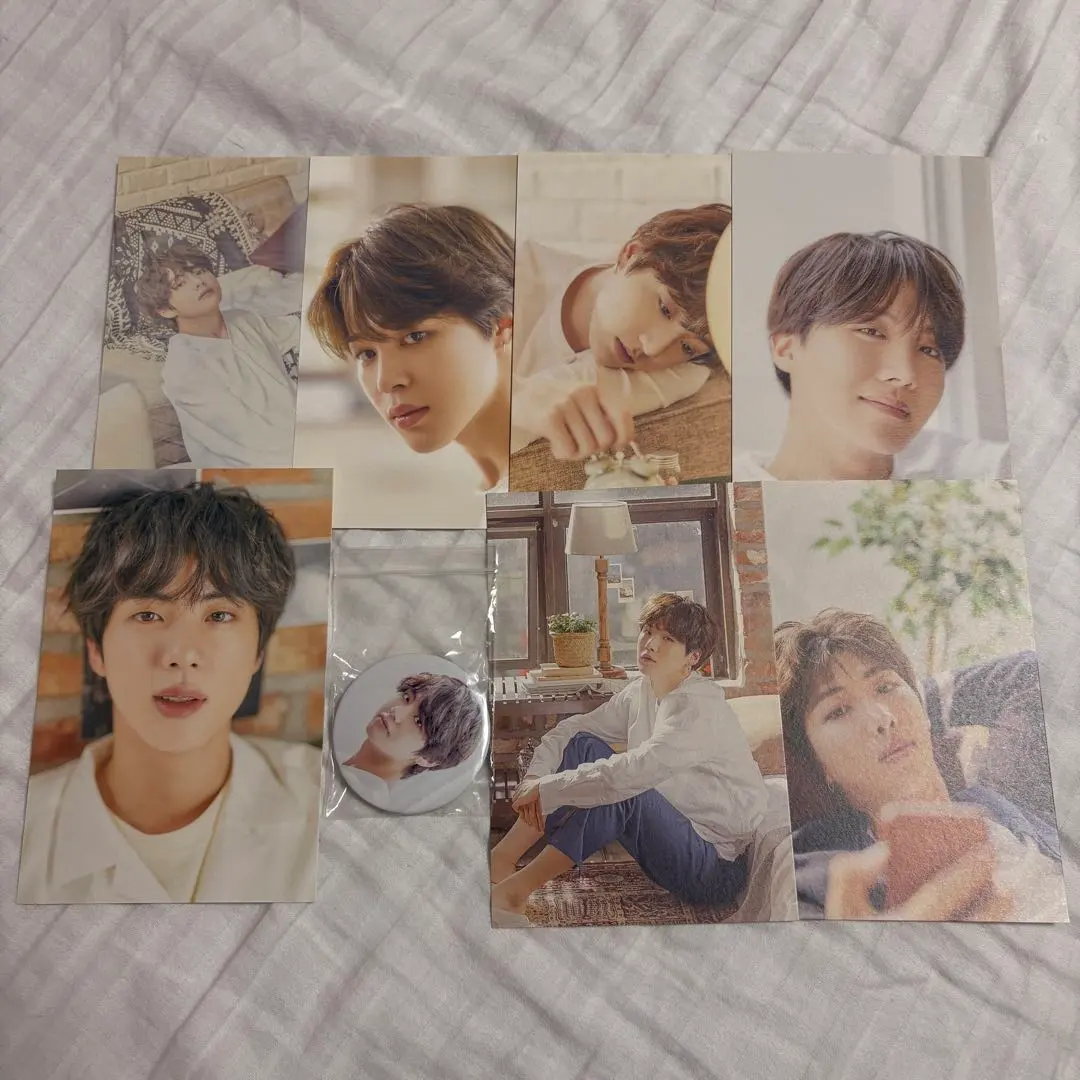 BTS POSTCARD SET: A（展示会オヌル） &テテマグネットセット
