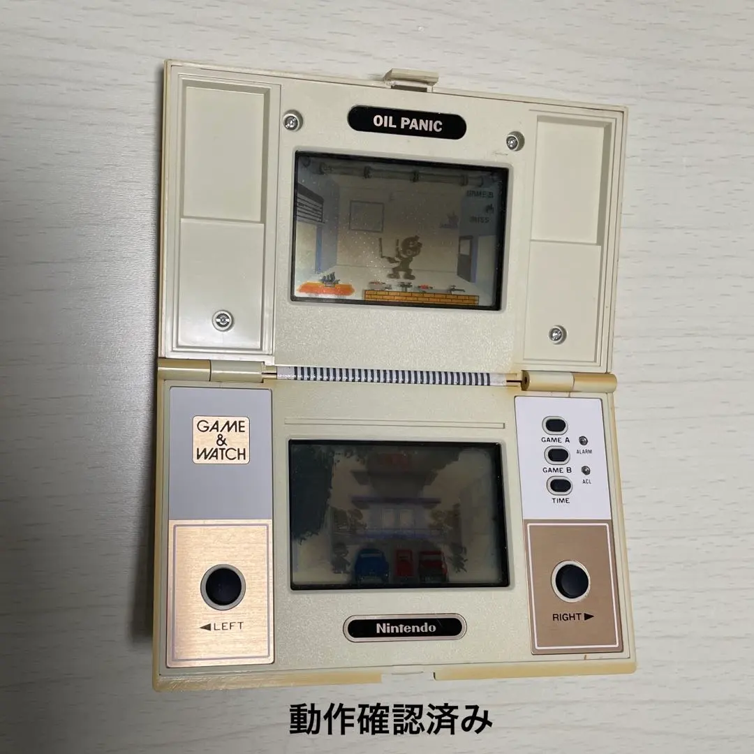 任天堂 GAME&WATCH OIL PANIC 動作確認済 現状品